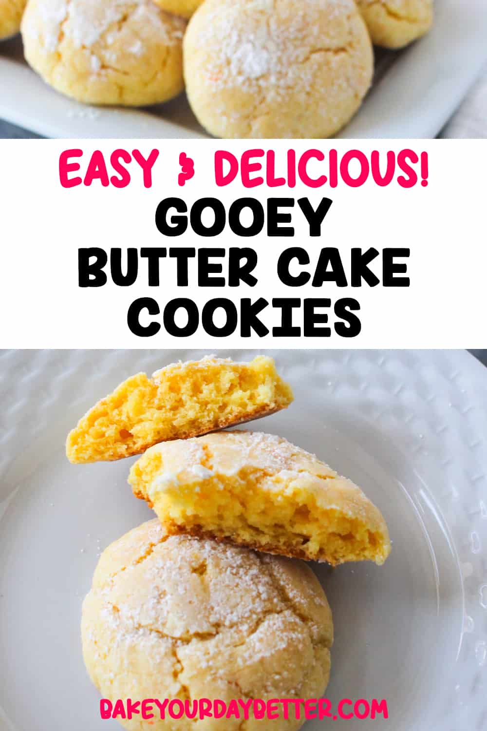 easy and delicious gooey butter cake cookies