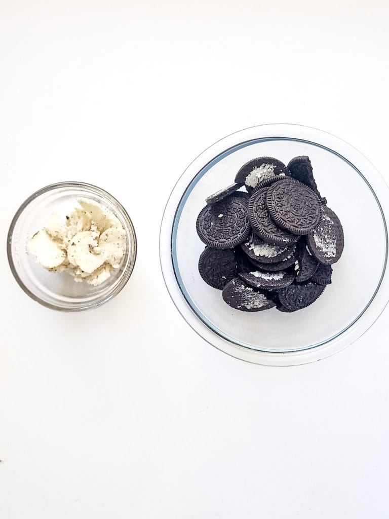 cookies separated from the filling