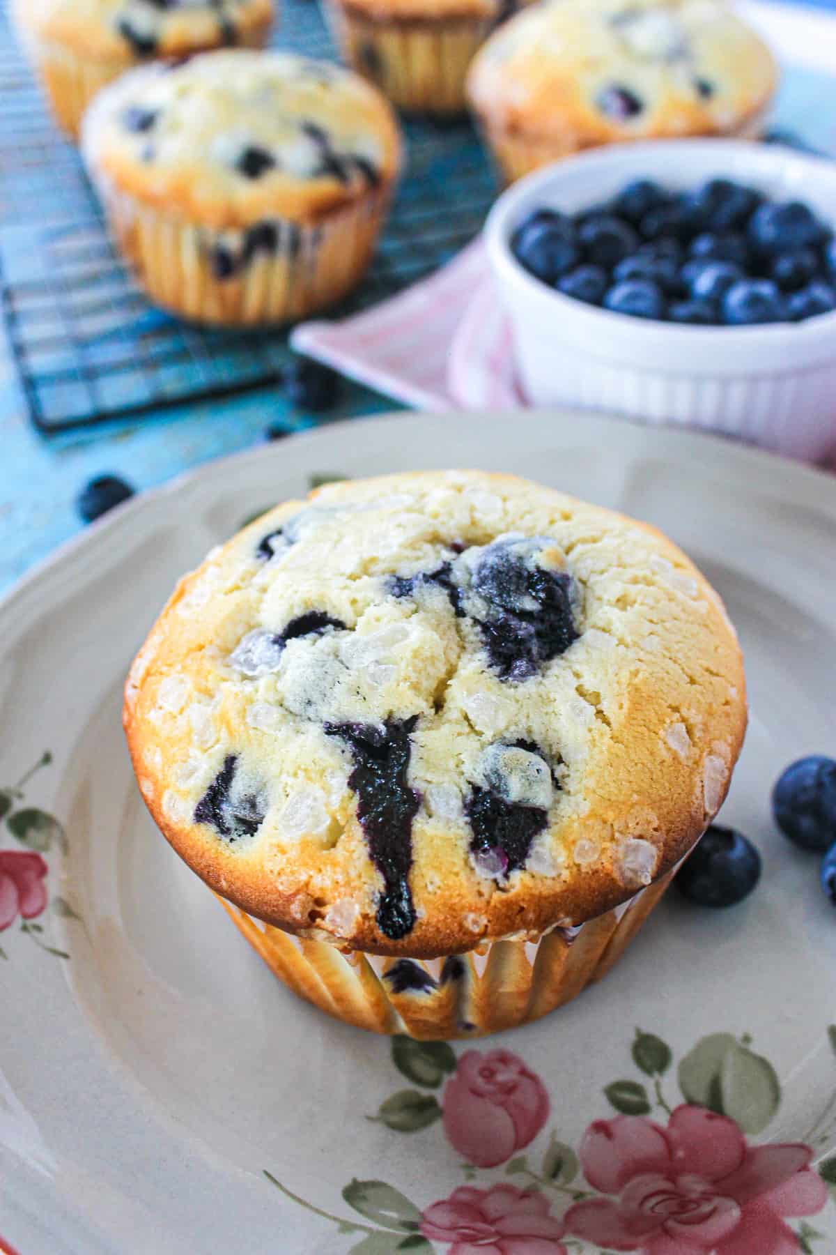 The Best Jumbo Blueberry Muffins (from Scratch!) - bake your day better