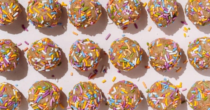 Birthday Cake Protein Balls FB