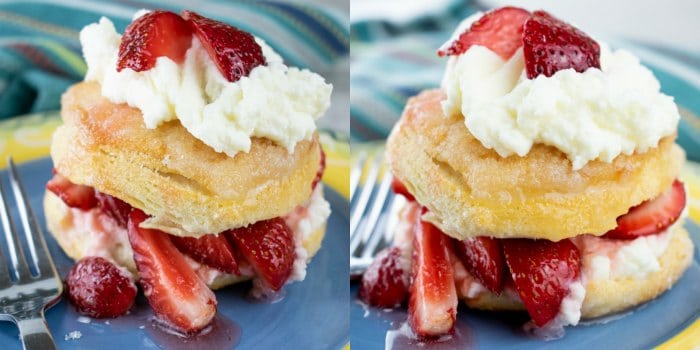 fb shortcake biscuit with strawberries