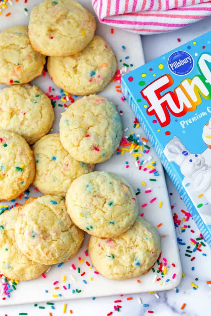 funfetti cake mix cookies 9 3