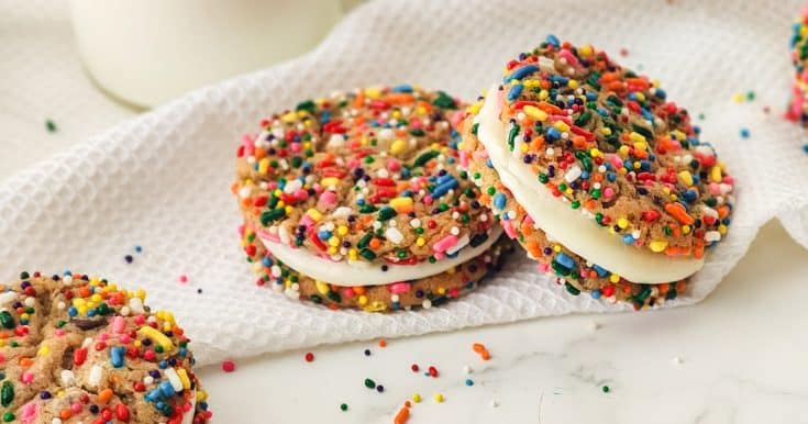 Funfetti Sandwich Cookies