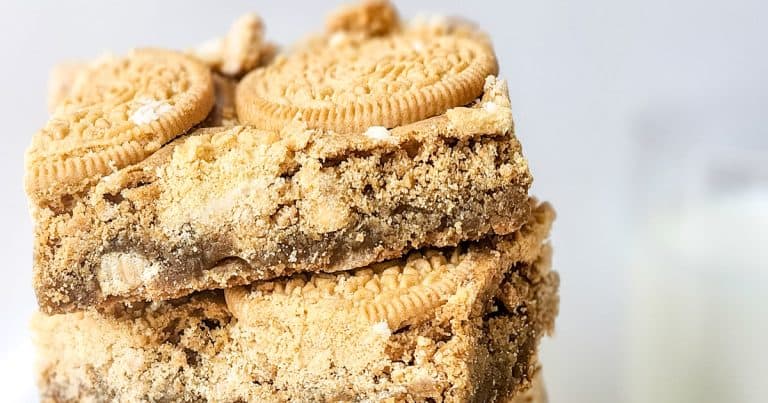 Bake Your Way to Happiness with Golden Oreo Blondies