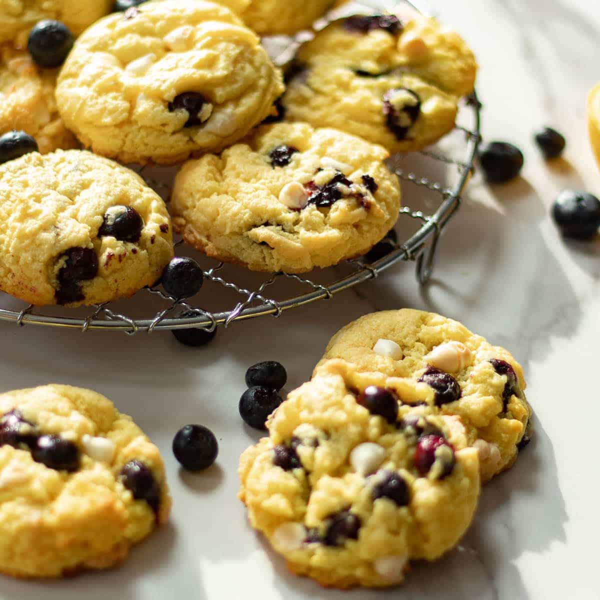 lemon blueberry cookies