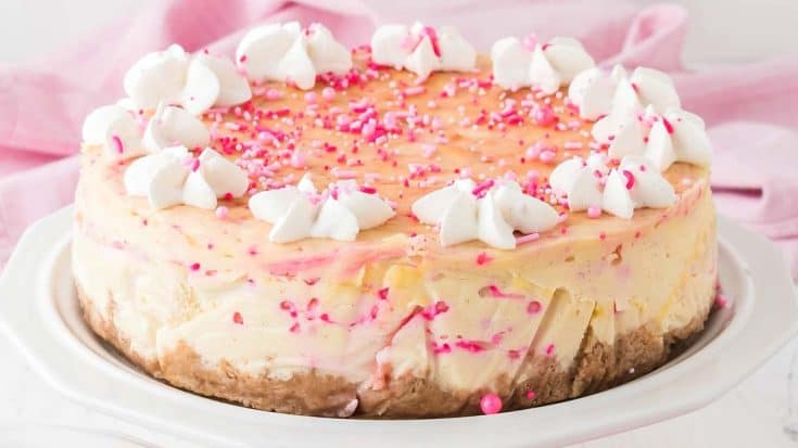 pink funfetti birthday cheesecake recipe 5