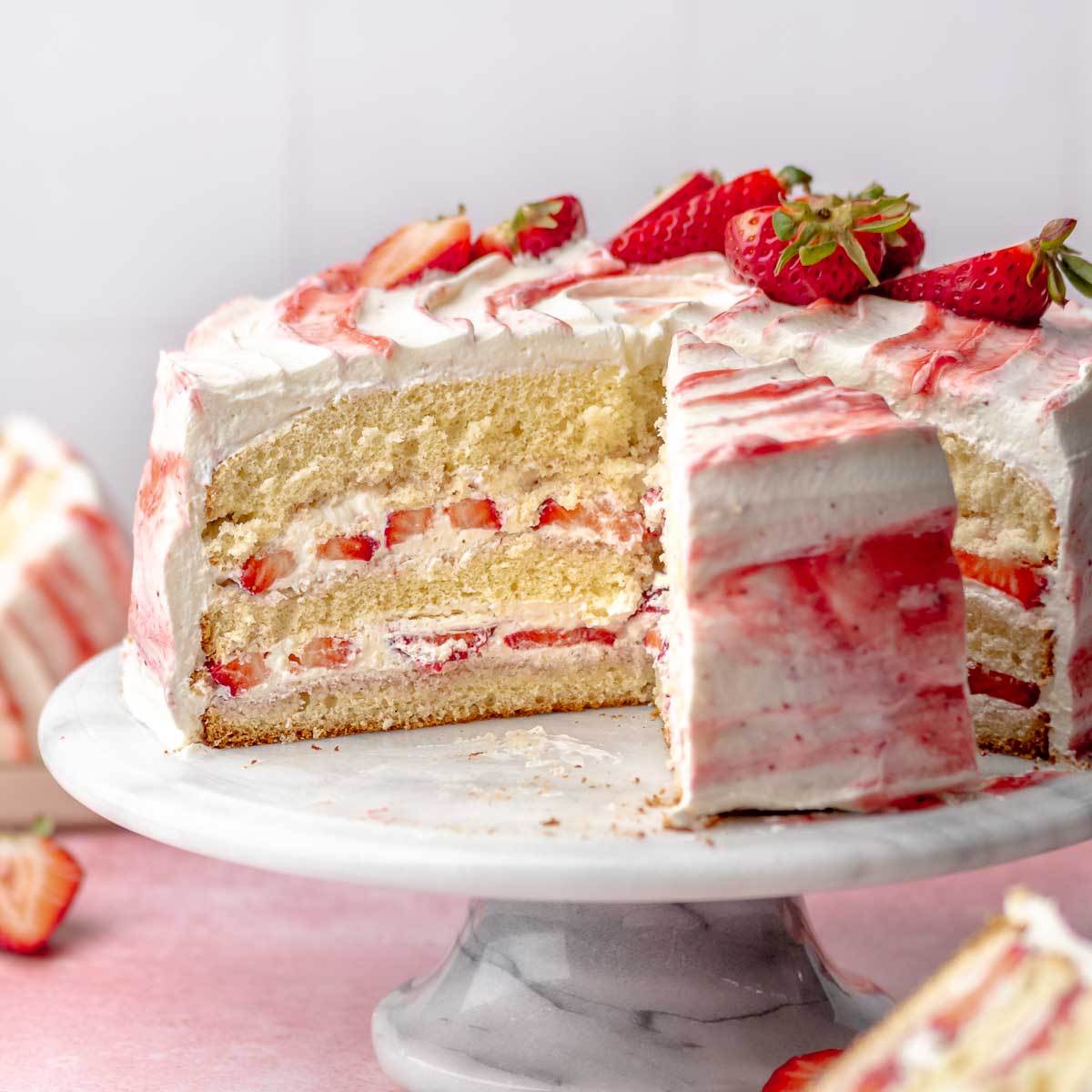 1x1 strawberry shortcake cake 1