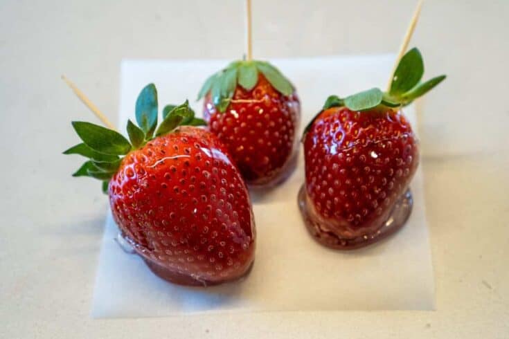 Candied Strawberries Without Corn Syrup