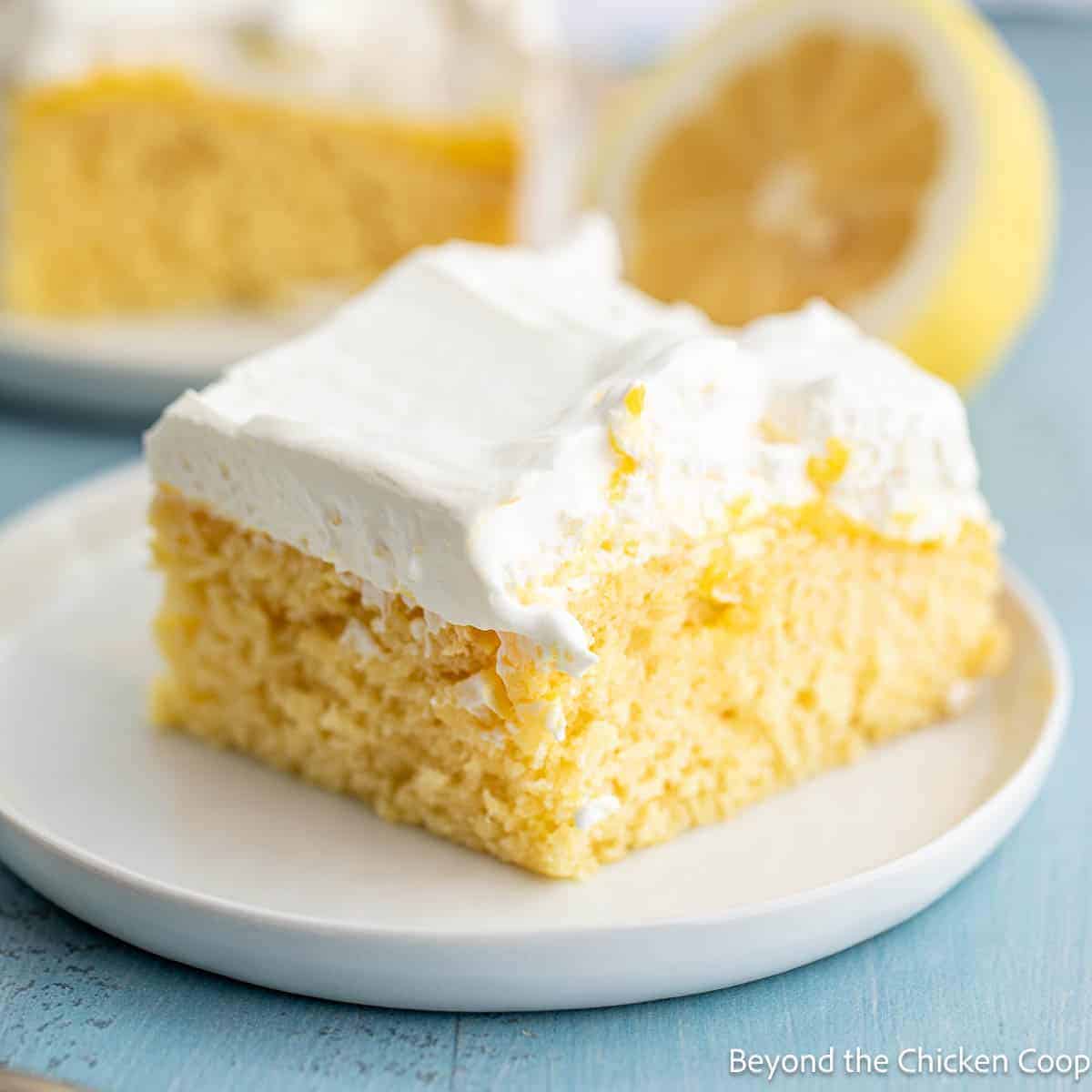 Lemon Poke Cake 4