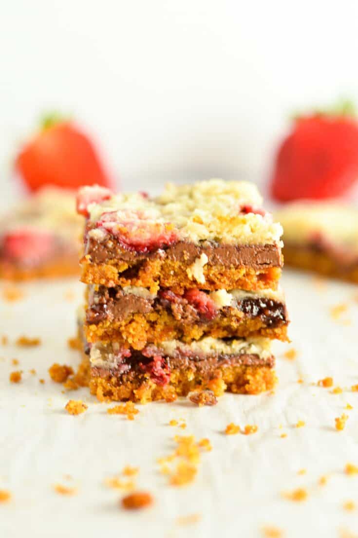 Strawberry Nutella Bars 5