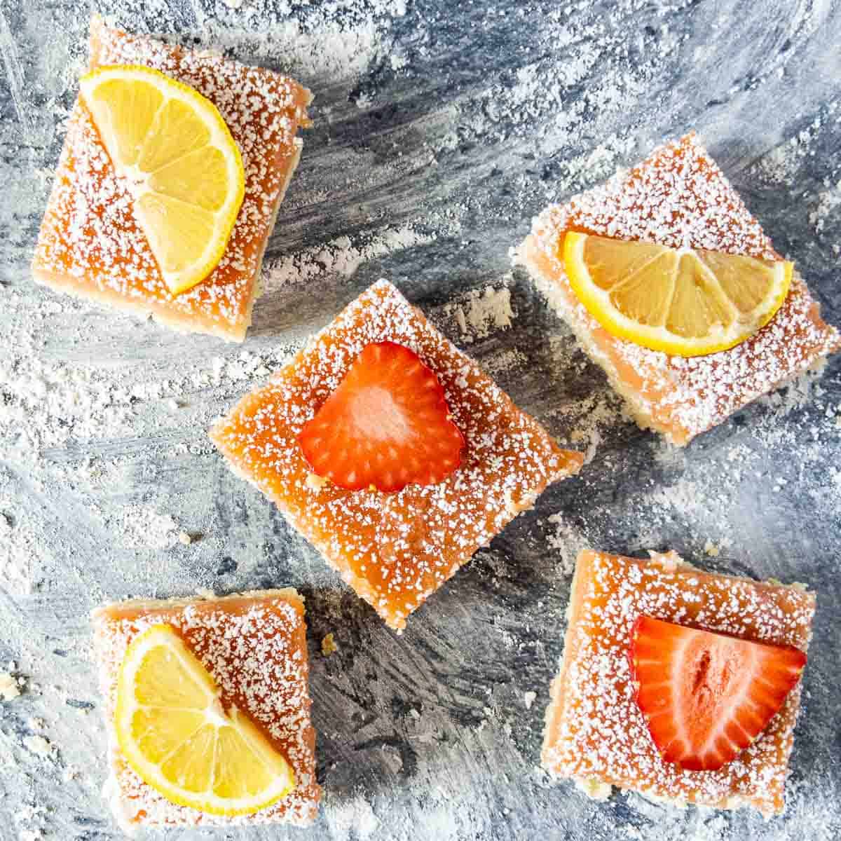 dairy free lemon bars recipe