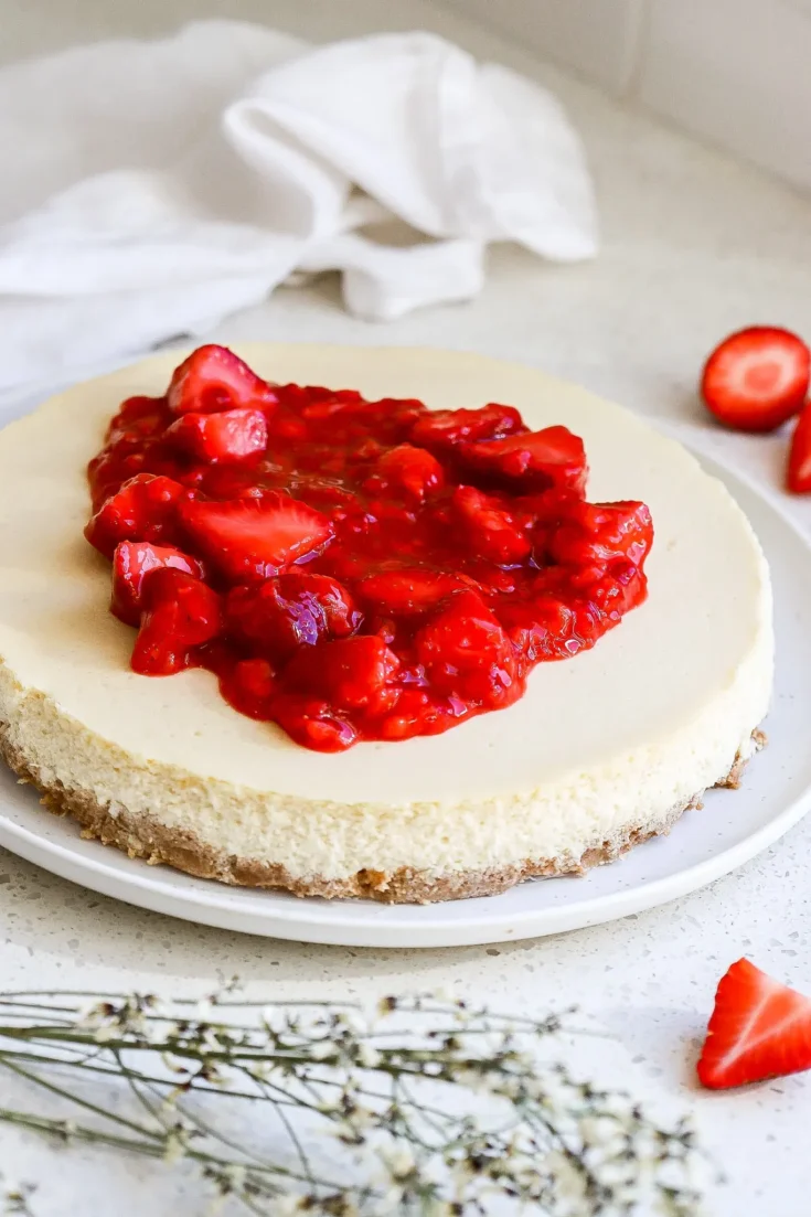 gluten free strawberry cheesecake basics with bails