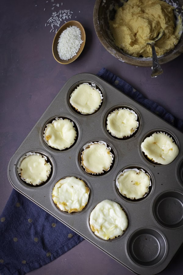 cheesecakes after baking