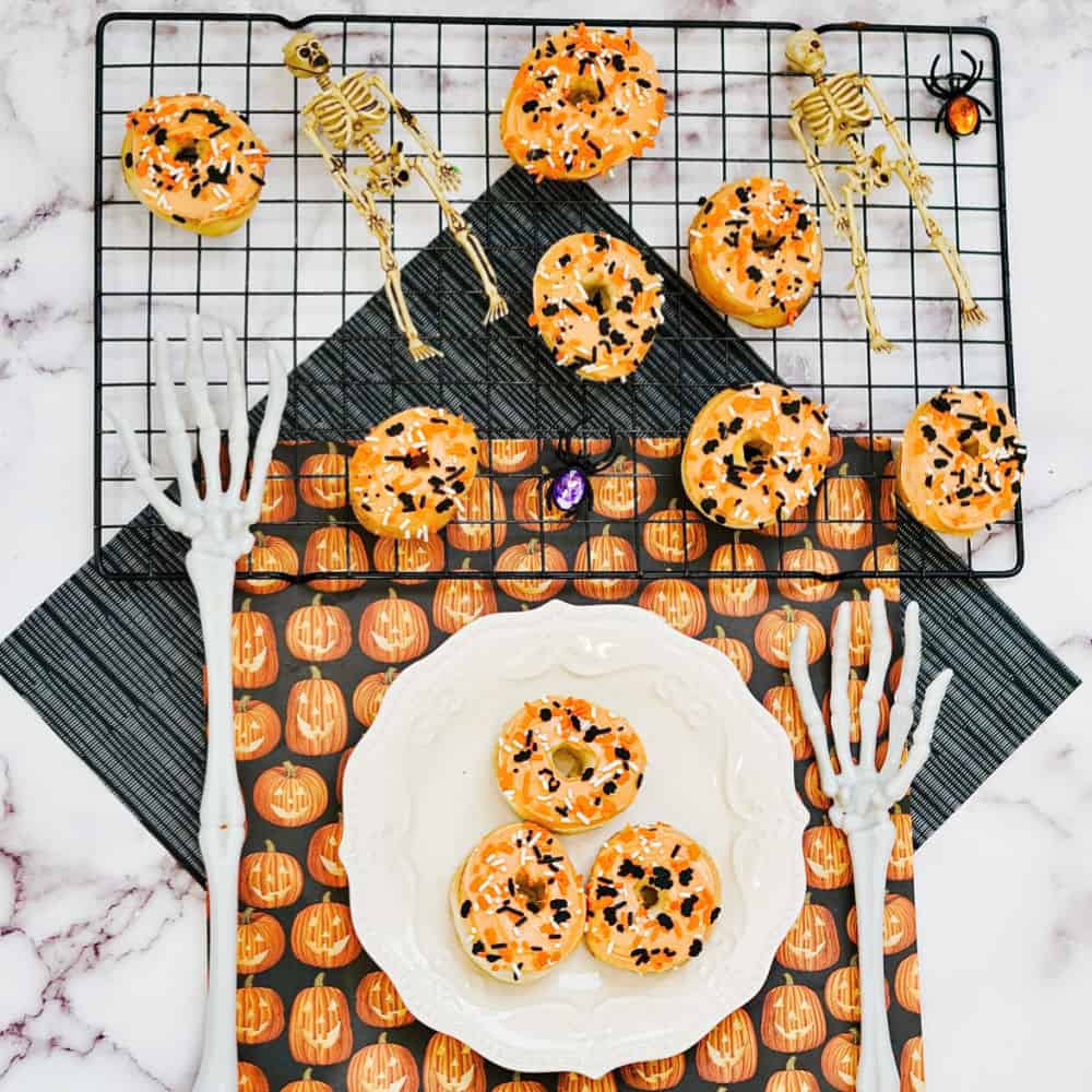 Air Fryer Halloween Donuts 7