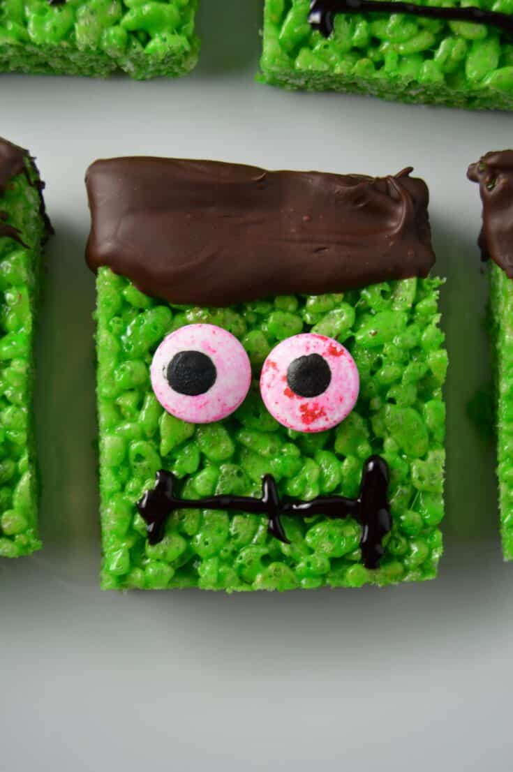 Frankenstein Rice Krispie Squares 1 scaled