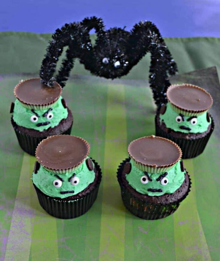 Frankenstein cupcakes 2