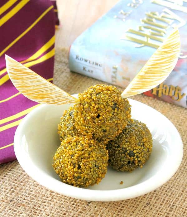 Harry Potter Golden Snitch Truffles Recipe 1