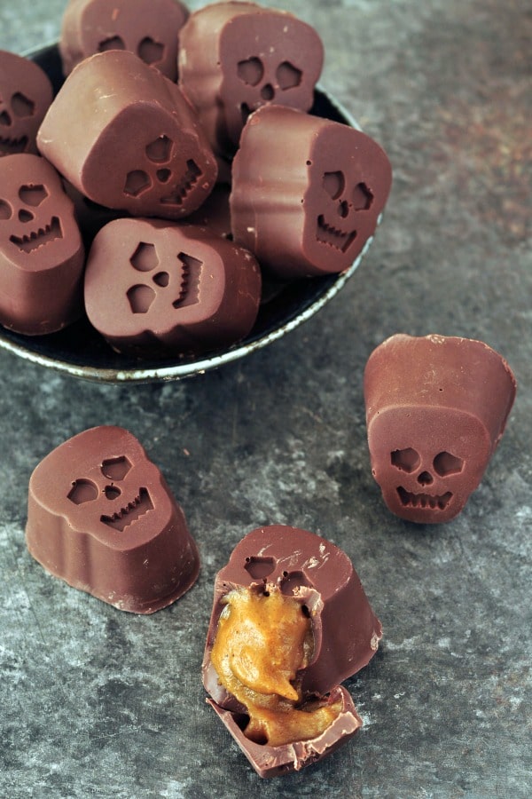 Pumpkin Caramel Chocolates @spabettie Halloween