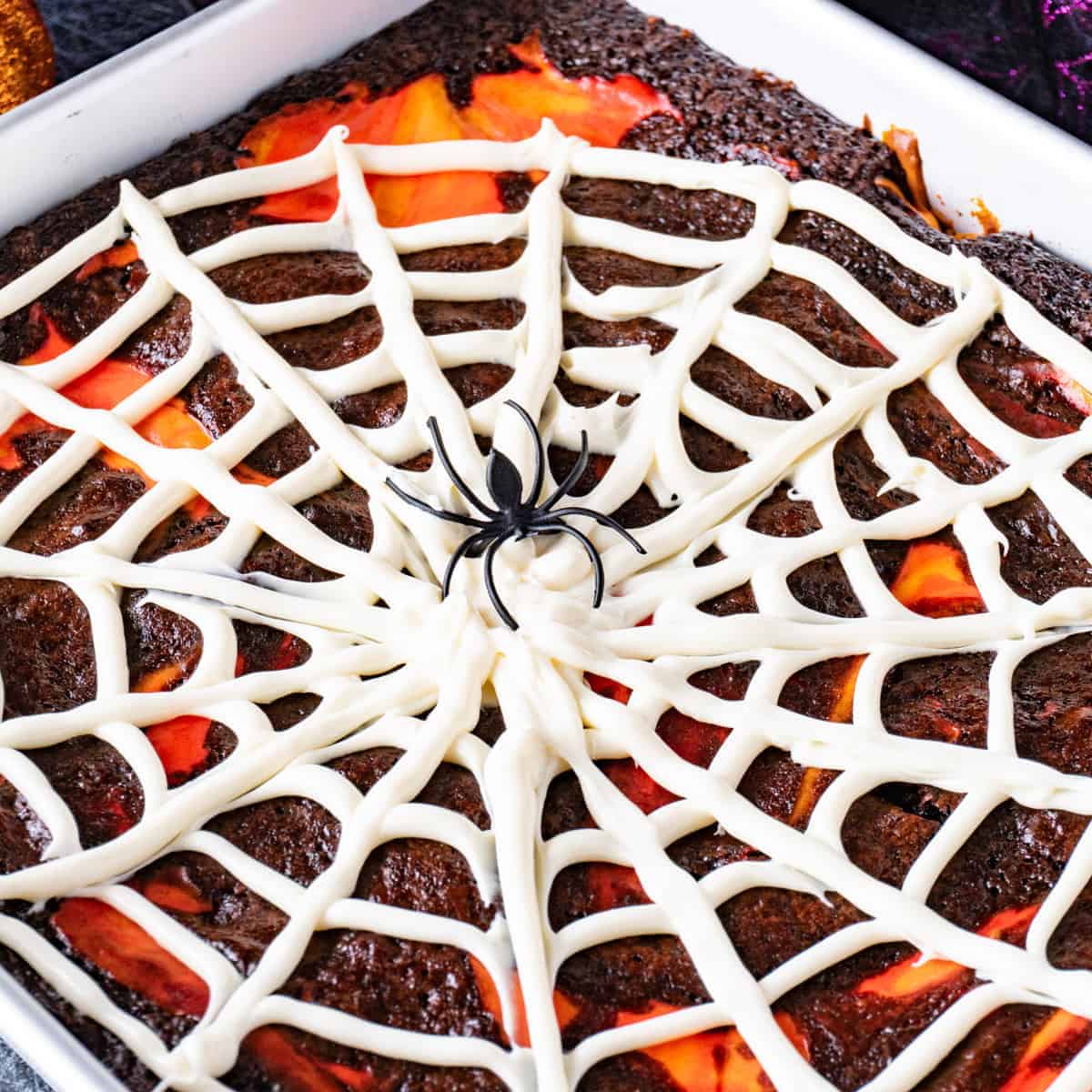 Spiderweb Brownies featured image