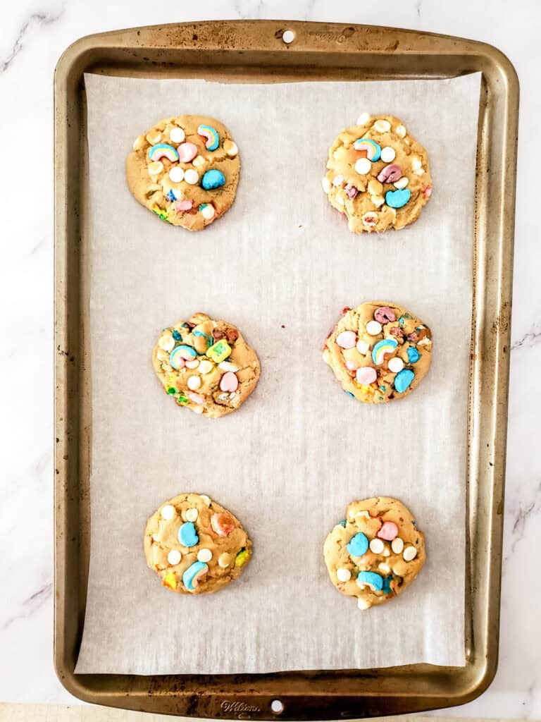 cookies with marshmallows on top