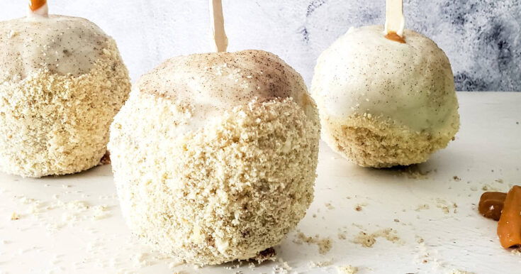 apple pie caramel apples copycat recipe