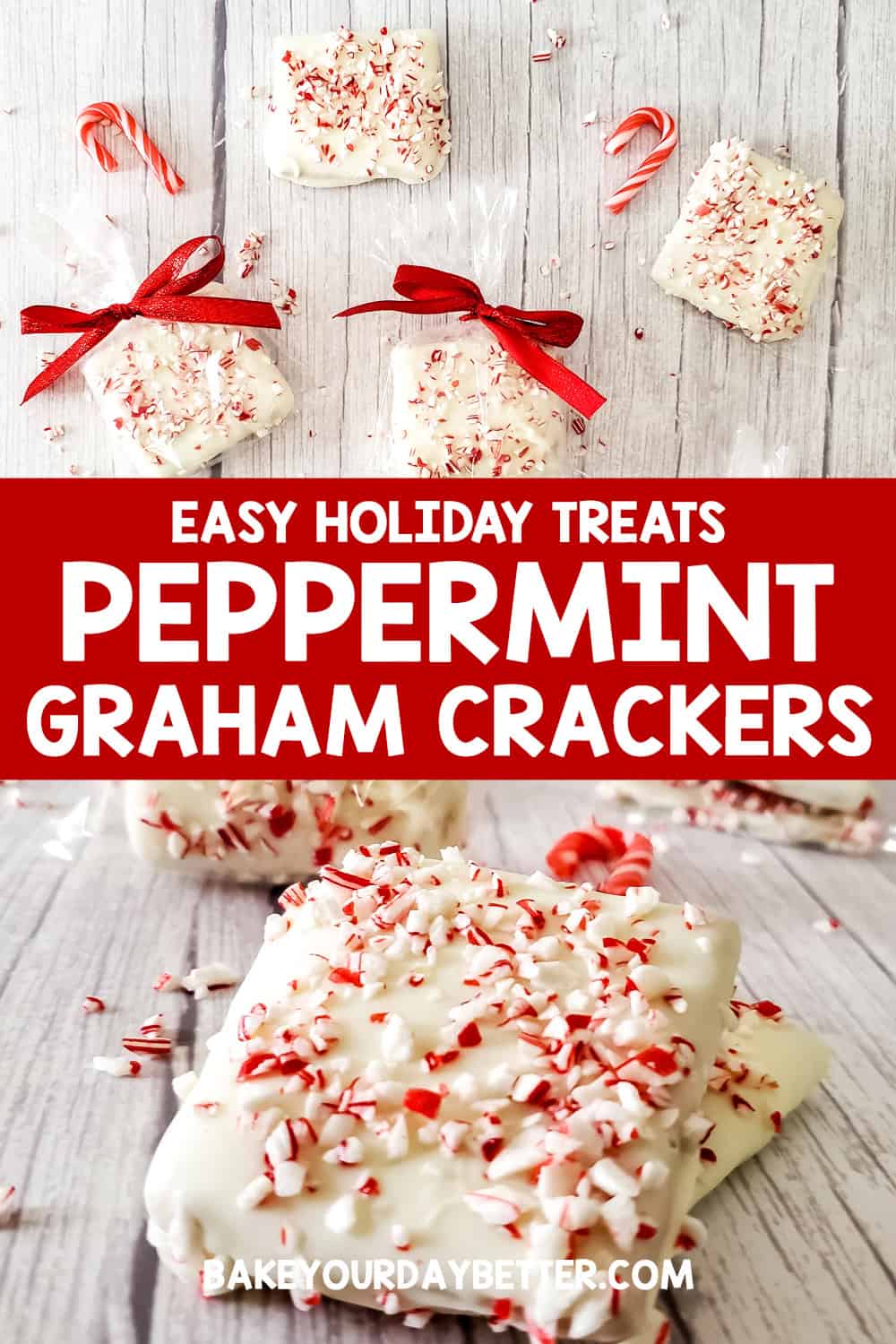 easy holiday treats peppermint graham crackers
