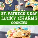 St. Patrick's Day Lucky Charms Cookies