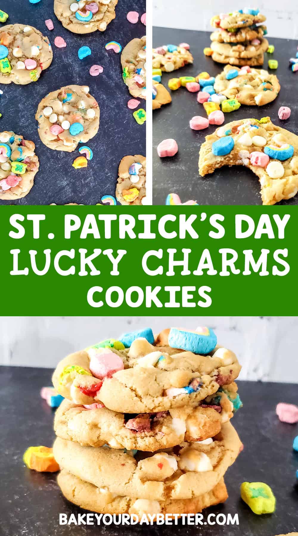 St. Patrick's Day Lucky Charms Cookies