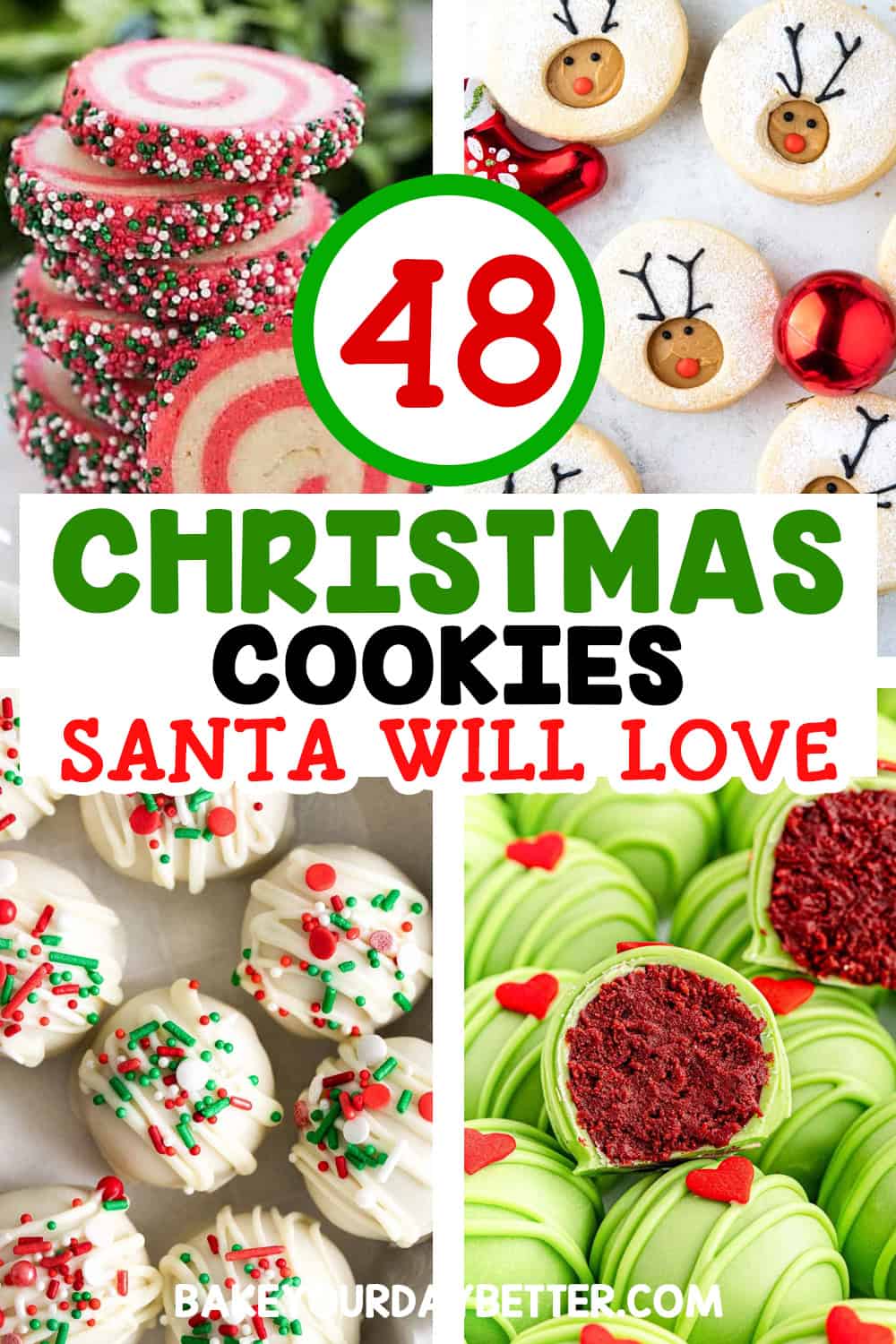 48 christmas cookies santa will love