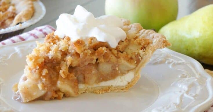 Apple Pear Crumble Pie FB pic