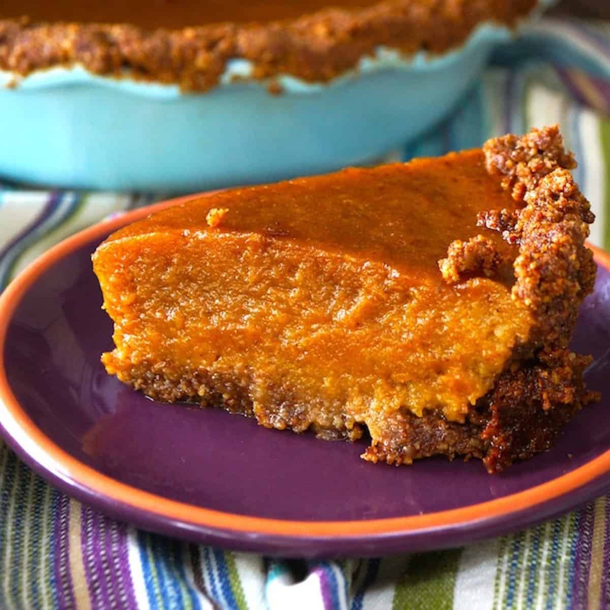 Chai Spiced Butternut Squash Pie Recipe with Gluten Free Pecan Walnut Crust1.1 2