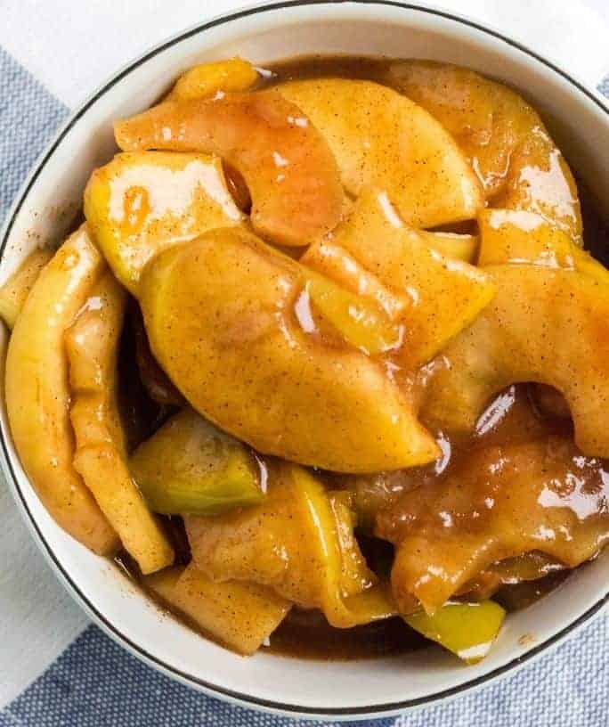 Instant Pot Cinnamon Apples FEATURE