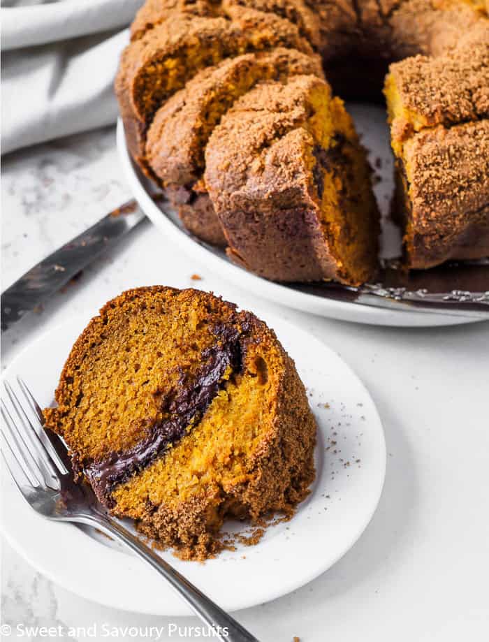 Pumpkin Chocolate Swirl Bundt Cake C 101424