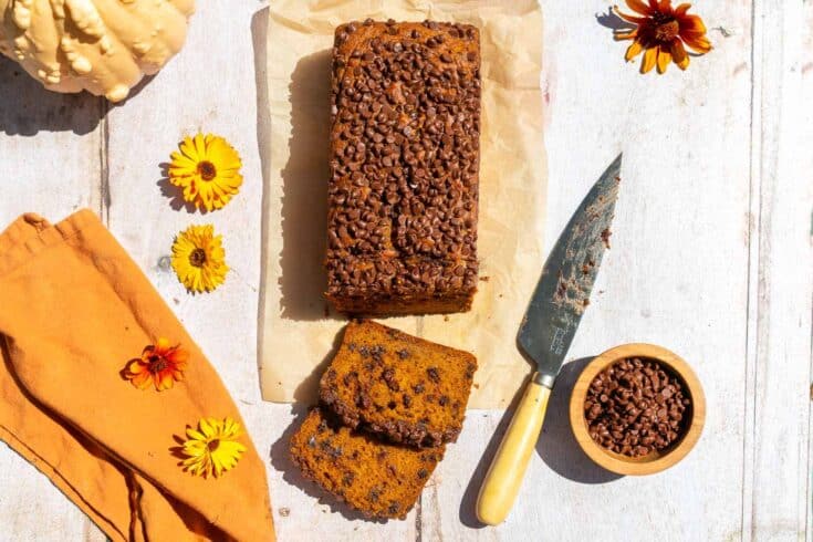 Sourdough Pumpkin Chocolate Chip Bread