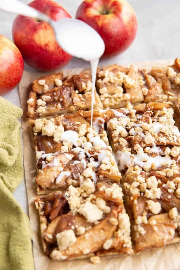 oatmeal apple pie crumb bars 6