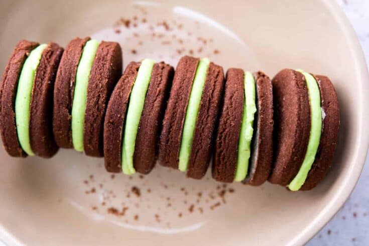 peppermint sandwich cookies