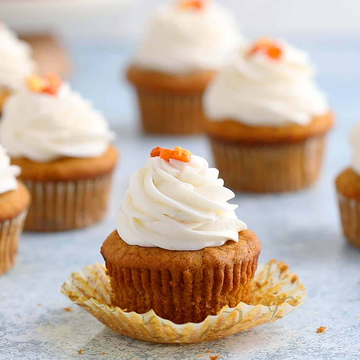 pumpkin cupcakes 14