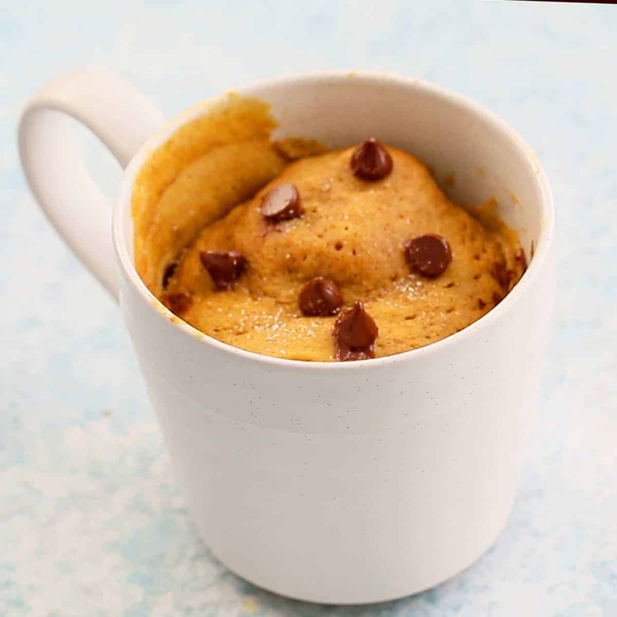 pumpkin mug cake 6