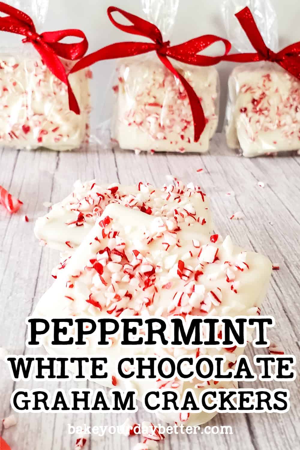 peppermint white chocolate graham crackers