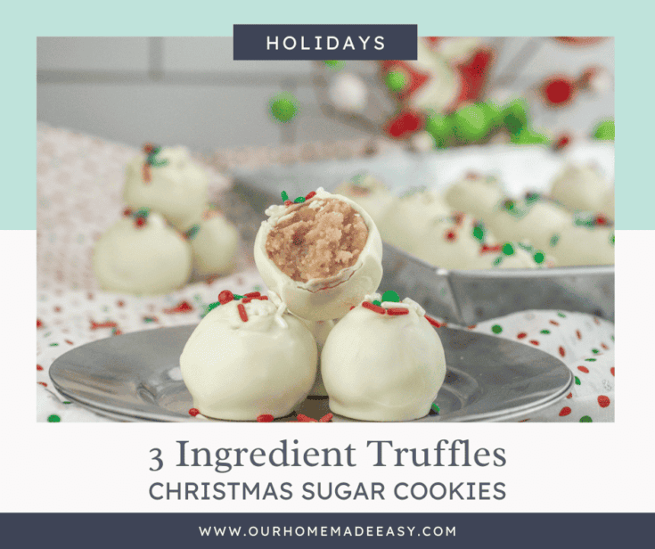 3 ingredient truffles christmas sugar cookies Facebook