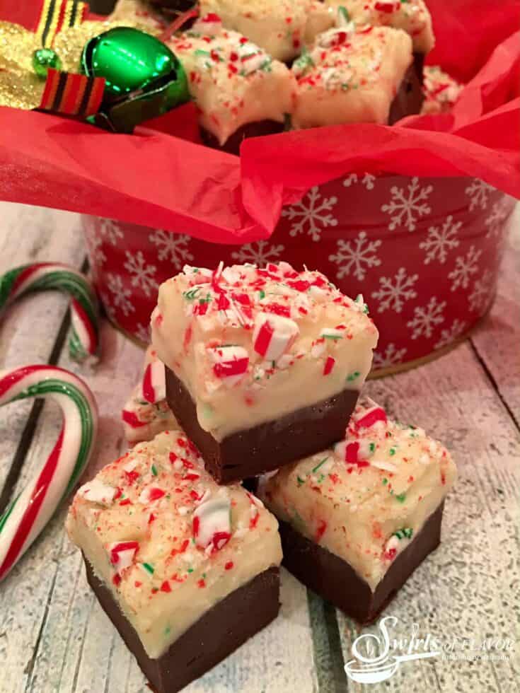 Candy Cane Fudge vertical W