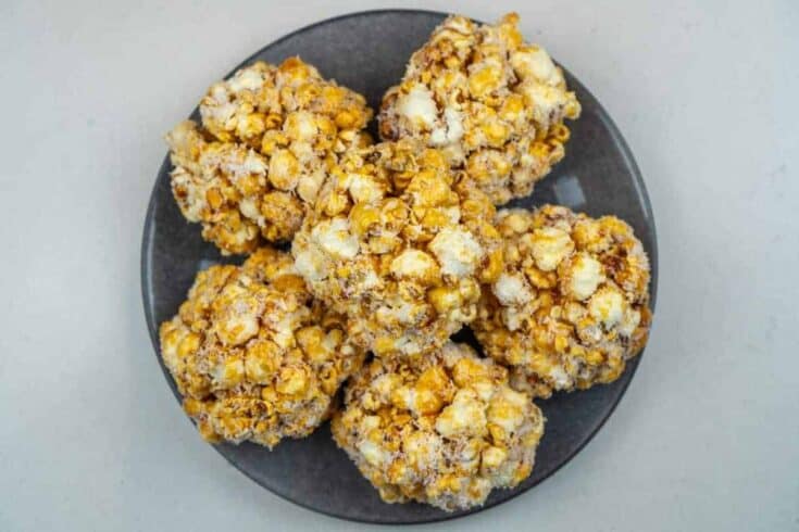 Coconut Popcorn Balls