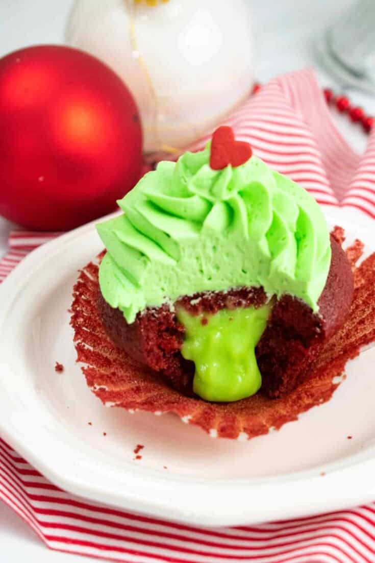 Fun Filled Grinch Cupcakes inside 46 Custom