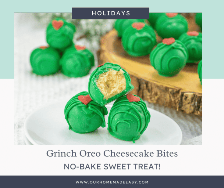 Oreo Balls Christmas Cheesecake Bites Facebook Post