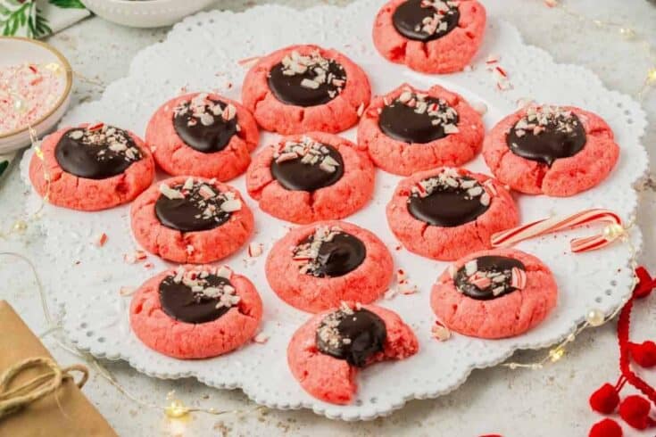 Peppermint thumbprint Cookies recipe Trial and Eater 1 21