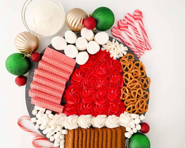 Santa Hat Christmas Buttercream Board 06