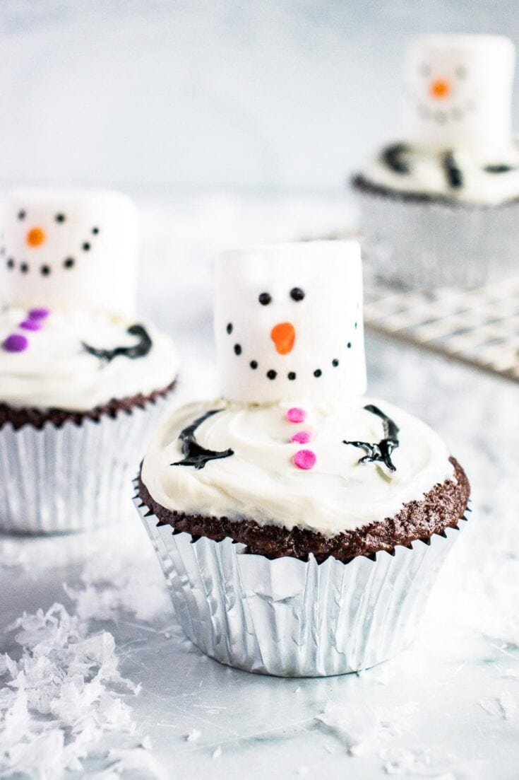 Snowman Cupcakes 1