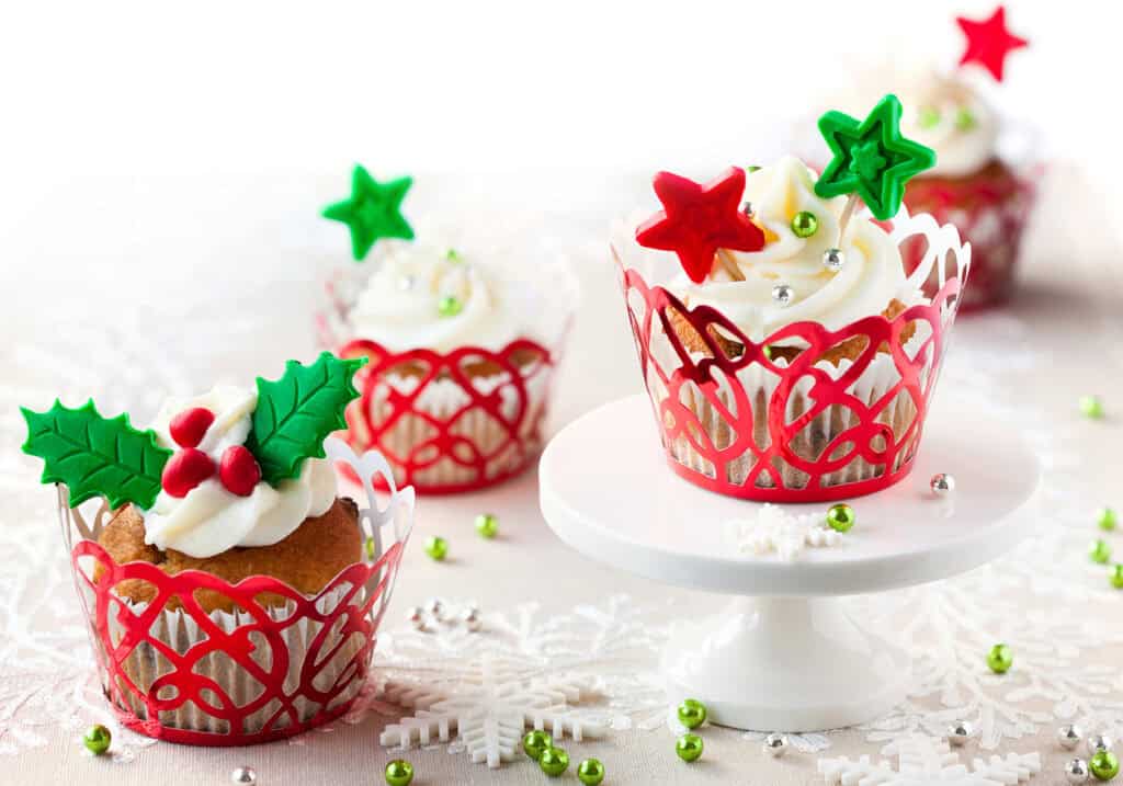 Christmas cupcakes