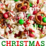 christmas popcorn treat mix