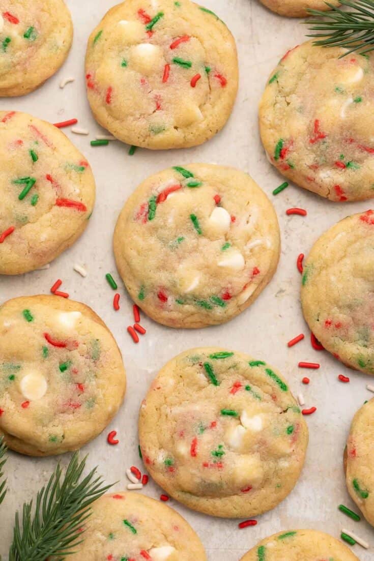 christmas confetti cookies 2